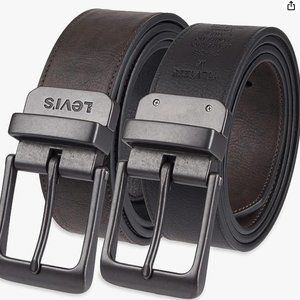 Levi's Men's Casual Two-in-One Reversible Everyday Jeans Belt - Size 36